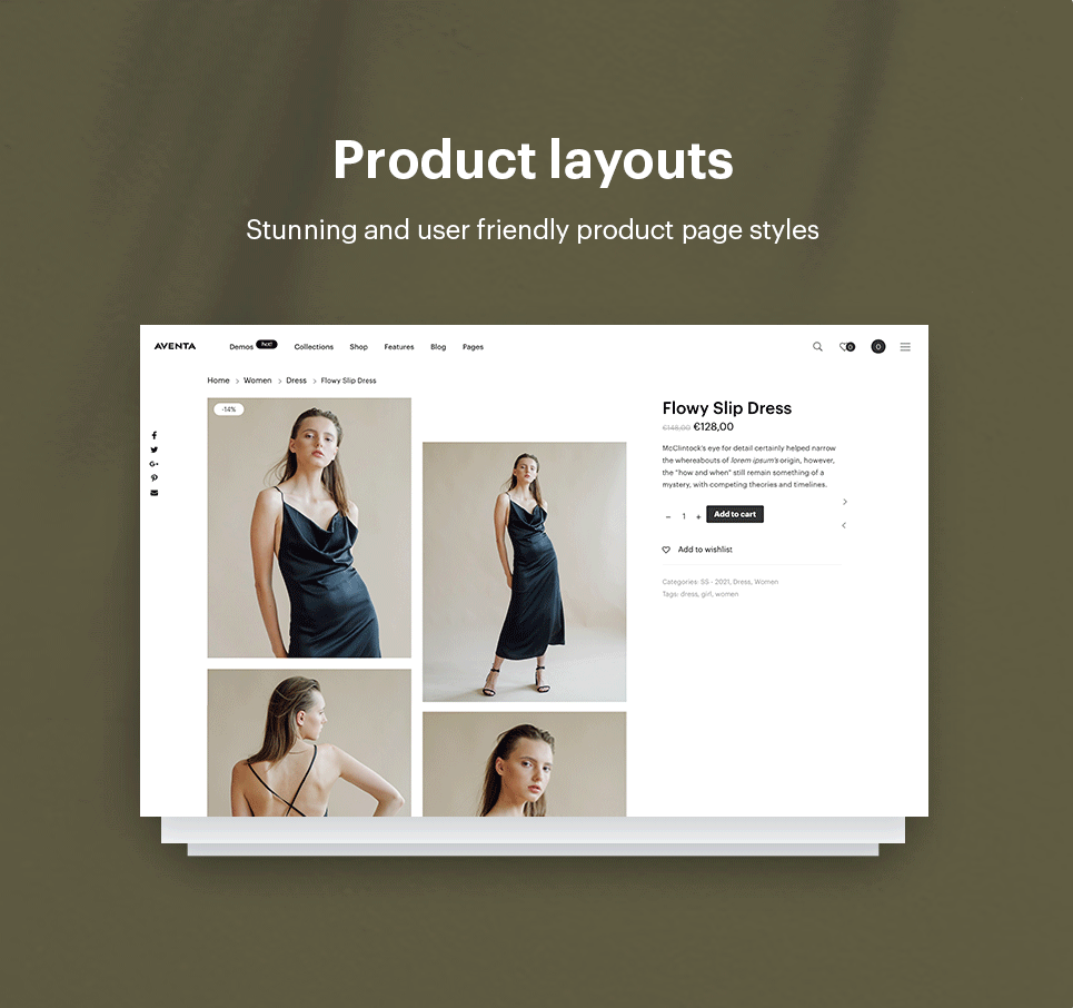 Multiple product layouts